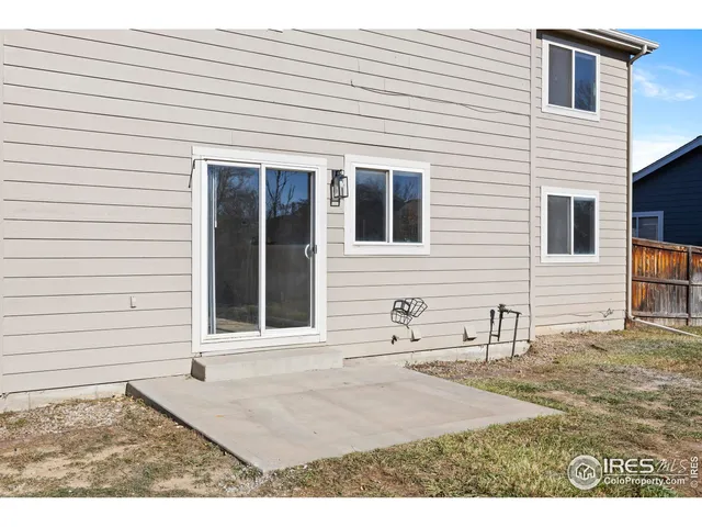 a backyard of a house