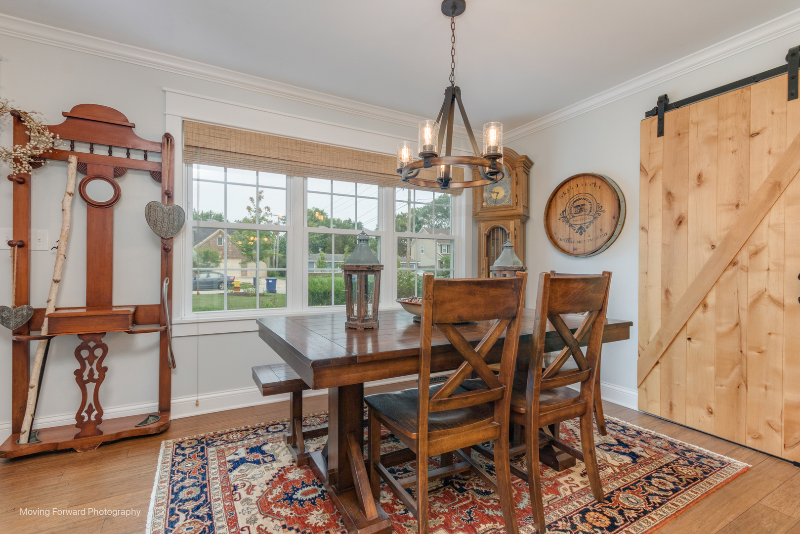 1845 Howard Street Wheaton, IL 60187 - Photo 15 of 41 a view of a dining room with furniture window and wooden floor