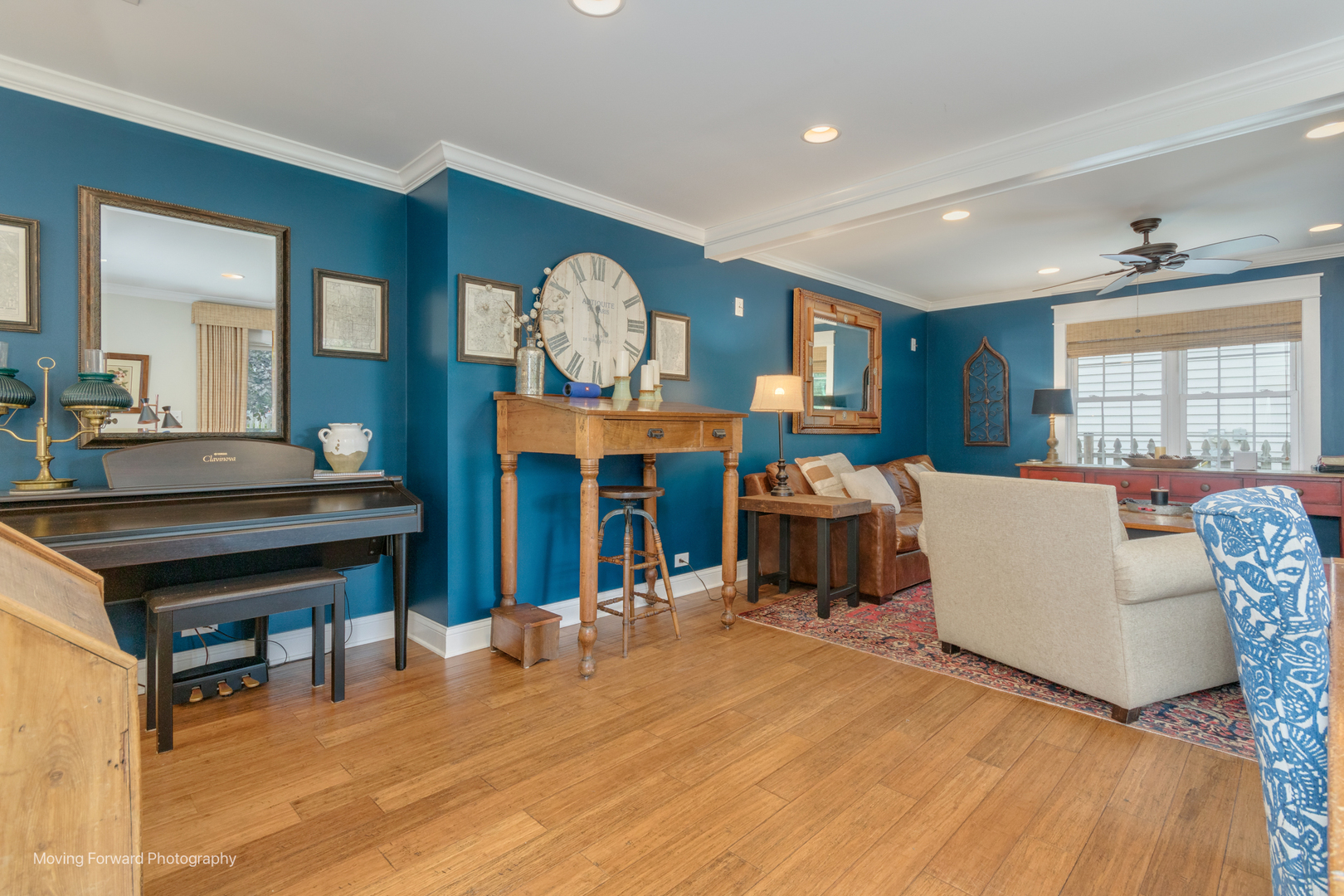 1845 Howard Street Wheaton, IL 60187 - Photo 17 of 41 a living room with fireplace furniture and a window