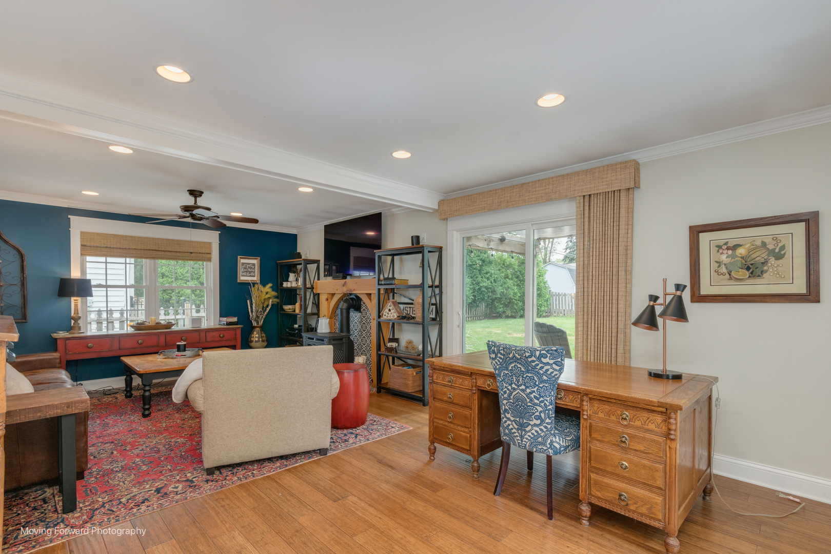 1845 Howard Street Wheaton, IL 60187 - Photo 18 of 41 a view of a livingroom with furniture window and wooden floor