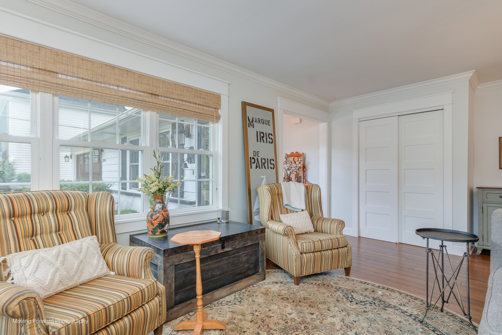 1845 Howard Street Wheaton, IL 60187 - Photo 26 of 41 a living room with furniture and a large window