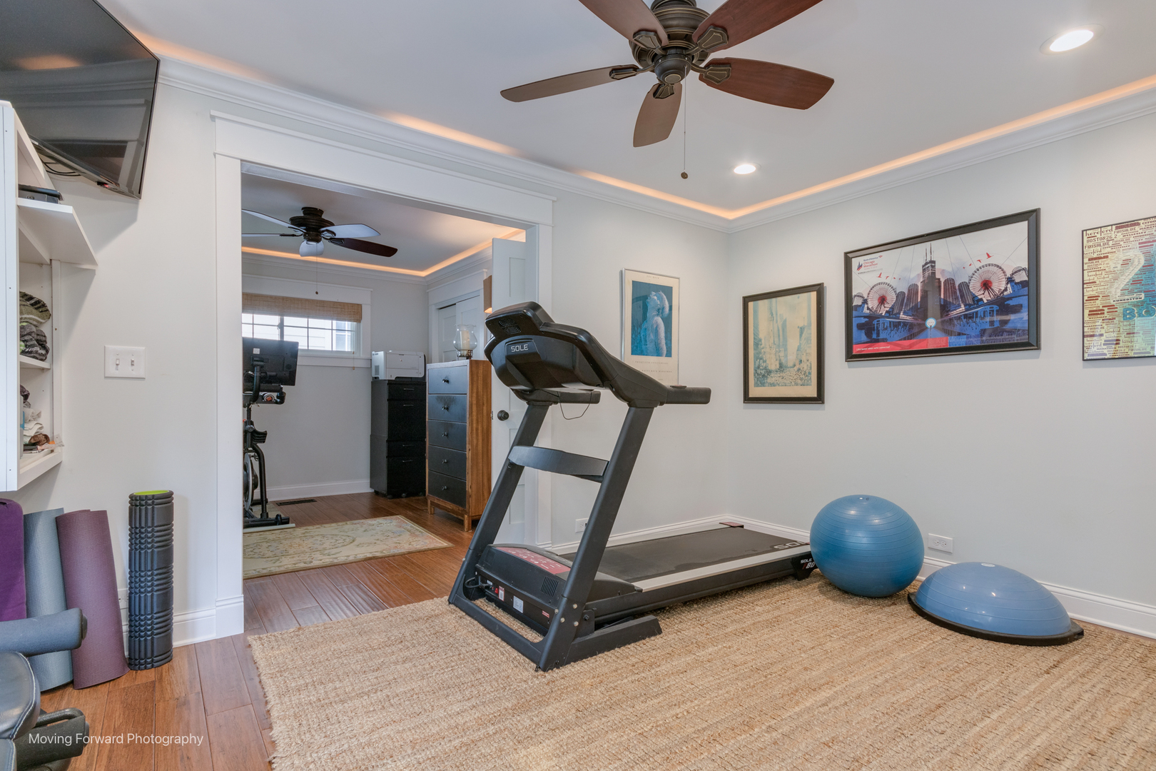 1845 Howard Street Wheaton, IL 60187 - Photo 31 of 41 a view of a room with gym equipment