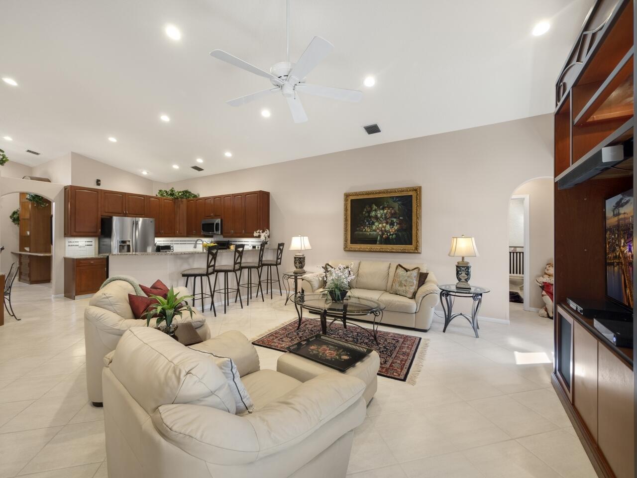 7236 Falls Road East Boynton Beach, FL 33437 - Photo 10 of 32 Family Room to Kitchen