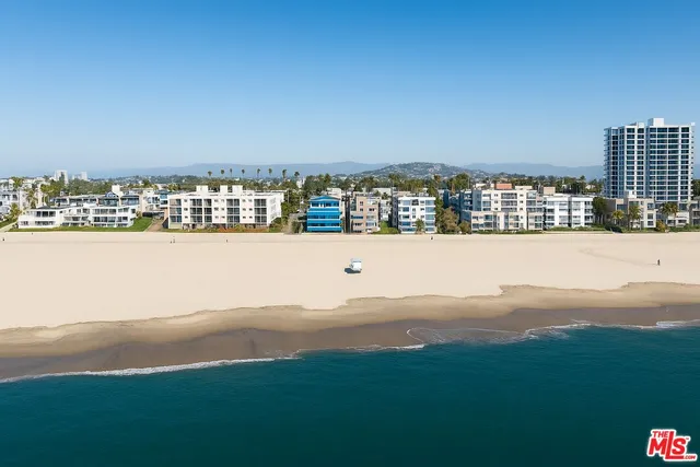 a view of an ocean from a building