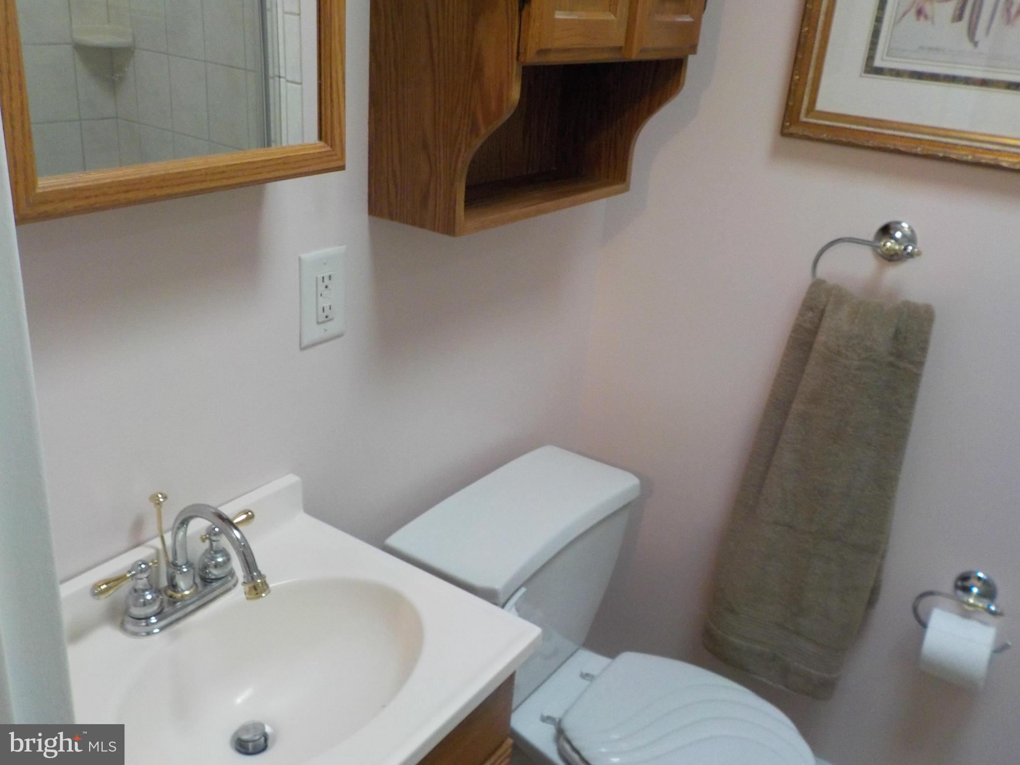 5437 Channing Road Baltimore, MD 21229 - Photo 13 of 25 a white toilet sitting next to a bathroom sink