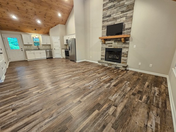 1385 Villa Drive Ellijay, GA 30540 - Photo 10 of 17 a view of a livingroom with a fireplace