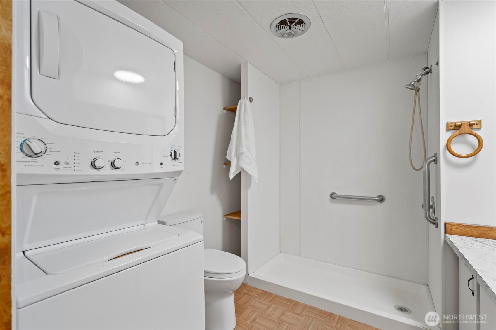 115 Cinebar Road Cinebar, WA 98533 - Photo 11 of 25 a bathroom with a sink a toilet and shower