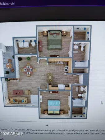 $1,502 | 5611 South 32nd Street, Unit 2, Phoenix, AZ 85040