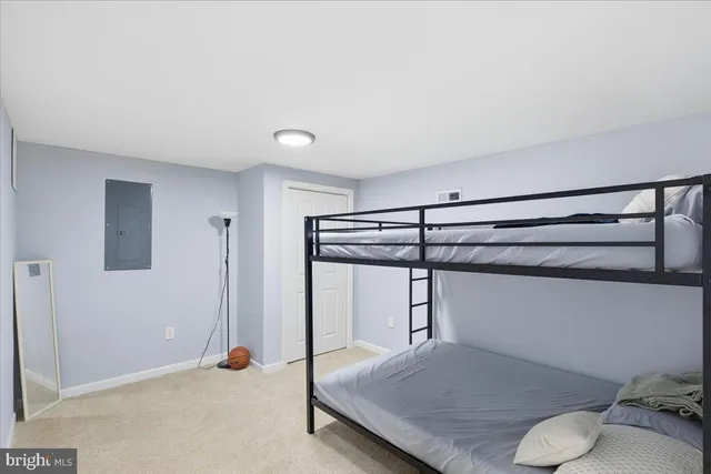 a view of a room with furniture