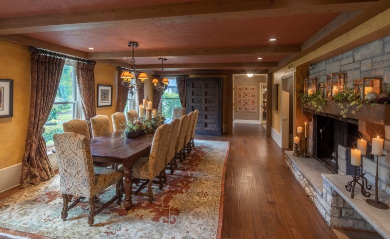 3828 Spring Creek Road Rockford, IL 61107 - Photo 7 of 25 a view of a dining room with furniture window and outside view