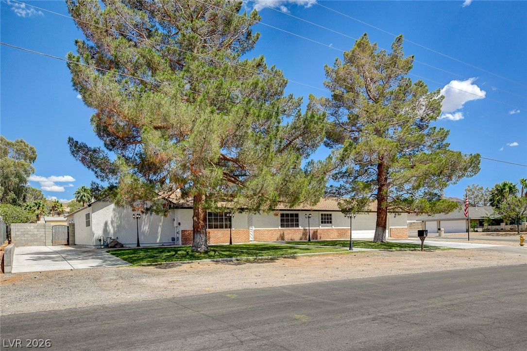 1810 Pinto Road Henderson, NV 89002 - Photo 5 of 53 Mature trees shade this inviting home with its neatly landscaped front yard and brick accents.