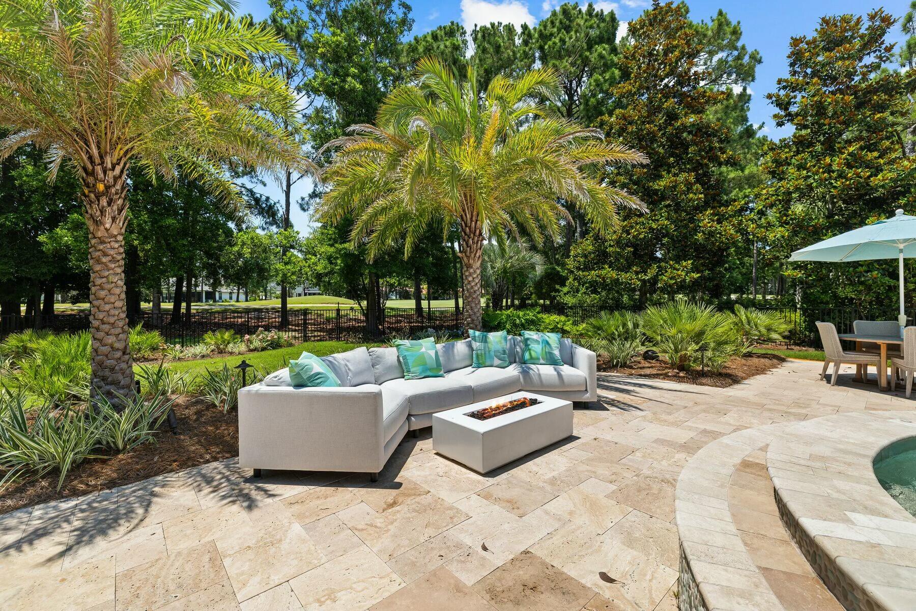 3121 Merion Drive Miramar Beach, FL 32550 - Photo 22 of 54 a view of backyard with outdoor seating and green space