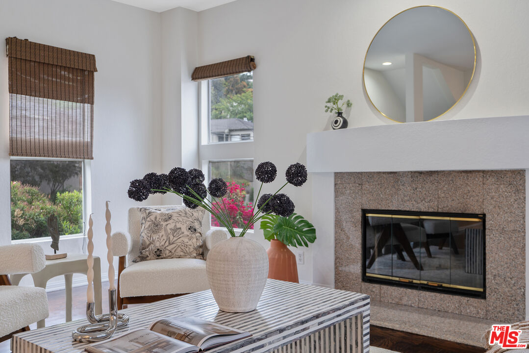 2131 Griffith Park Boulevard Los Angeles, CA 90039 - Photo 4 of 42 a living room with furniture and a fireplace