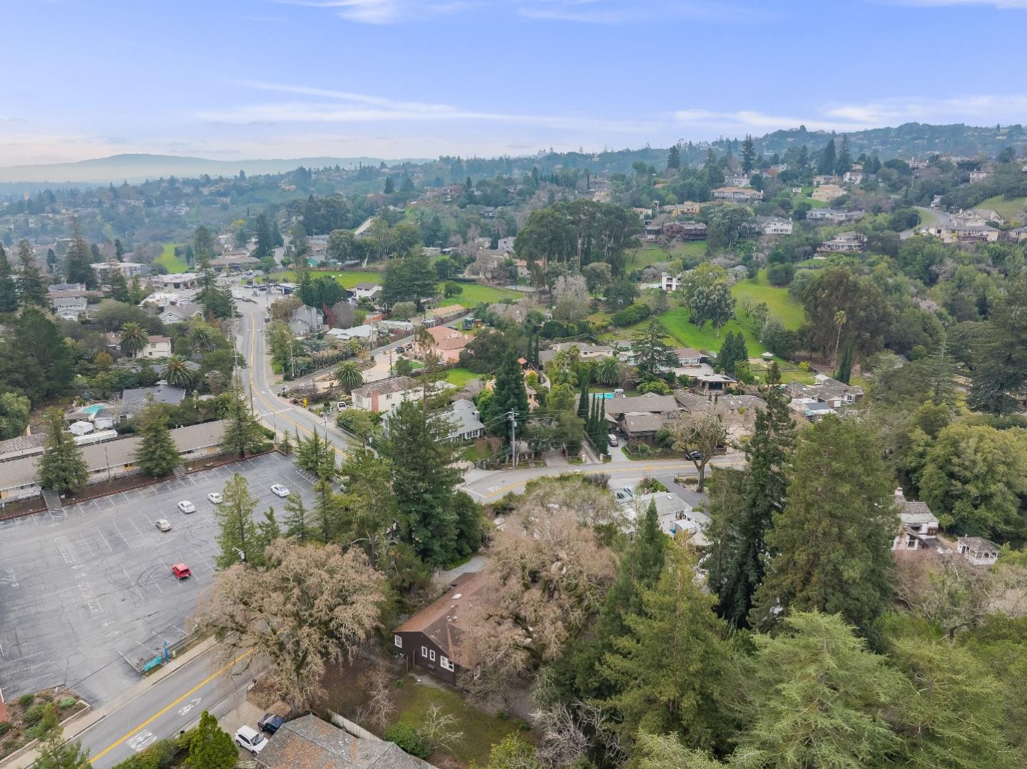 1698 Cordilleras Road Redwood City, CA 94062 - Photo 42 of 44 an aerial view of a city with lots of residential buildings