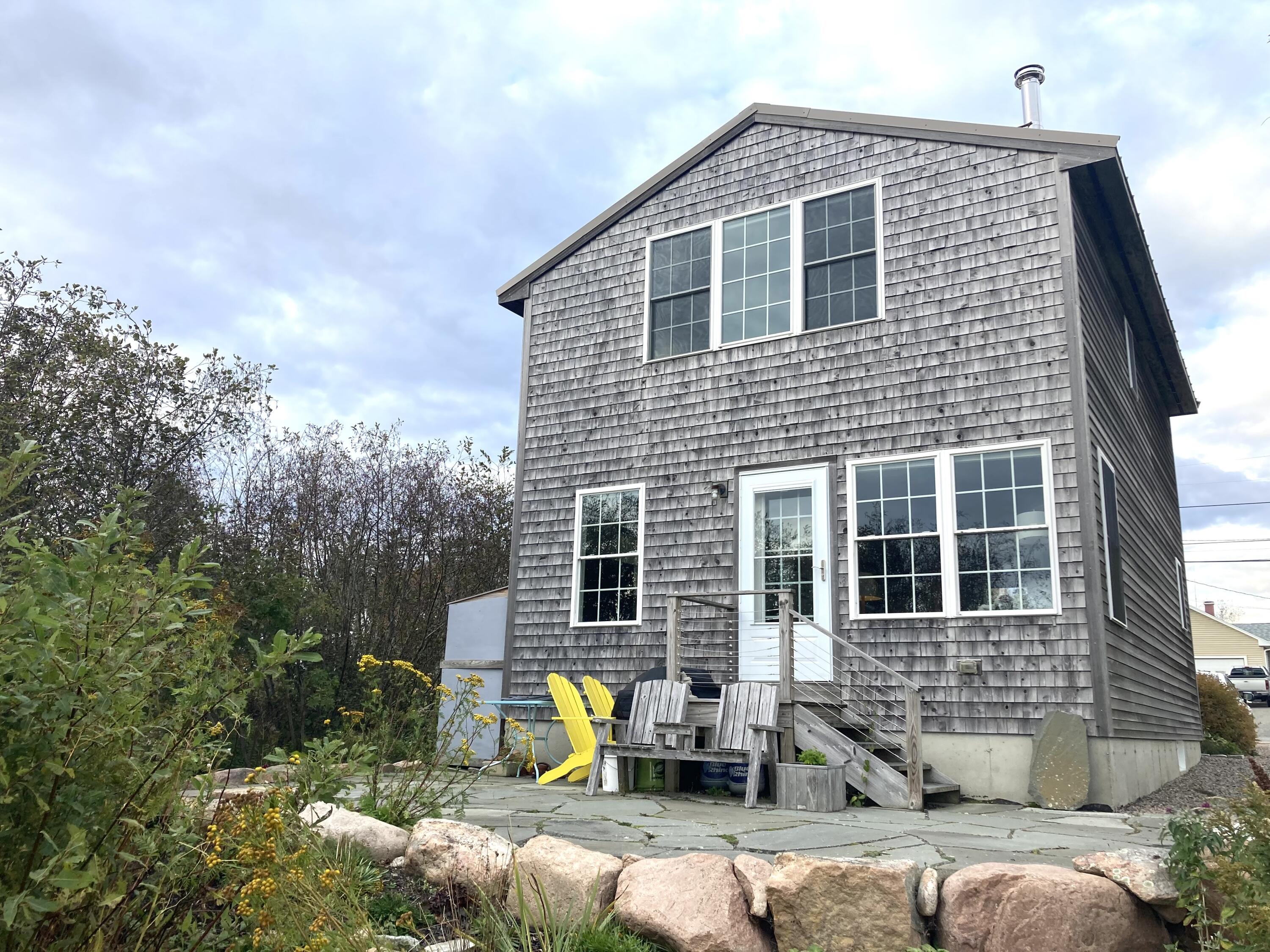 21 Crowley Island Road Corea, ME 04624 - Photo 3 of 22 Back patio with views to ocean.