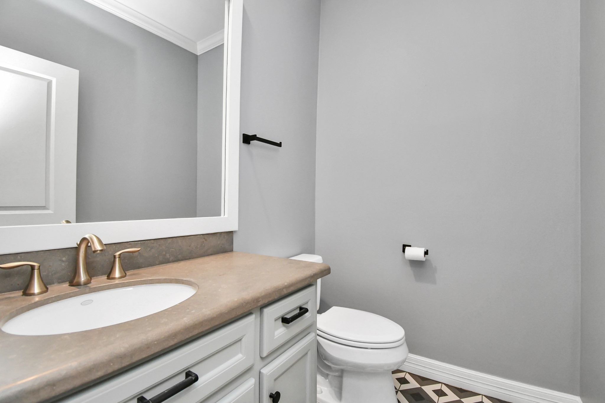 3739 Westerman Street Houston, TX 77005 - Photo 34 of 44 Half bath for the upstairs area, adjacent to the laundry room