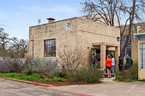 a view of street along with building