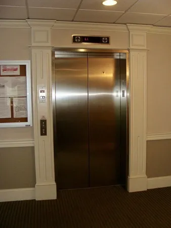 a view of elevator