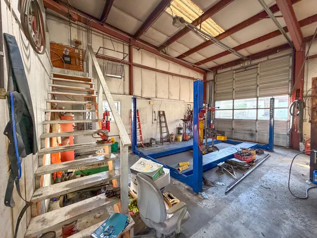 a living room filled with furniture