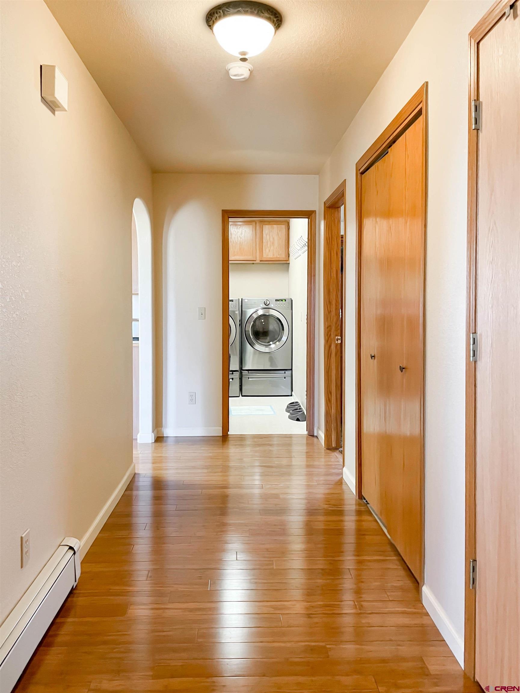 2535 1585 Road Delta, CO 81416 - Photo 14 of 35 a view of a hallway with wooden floor