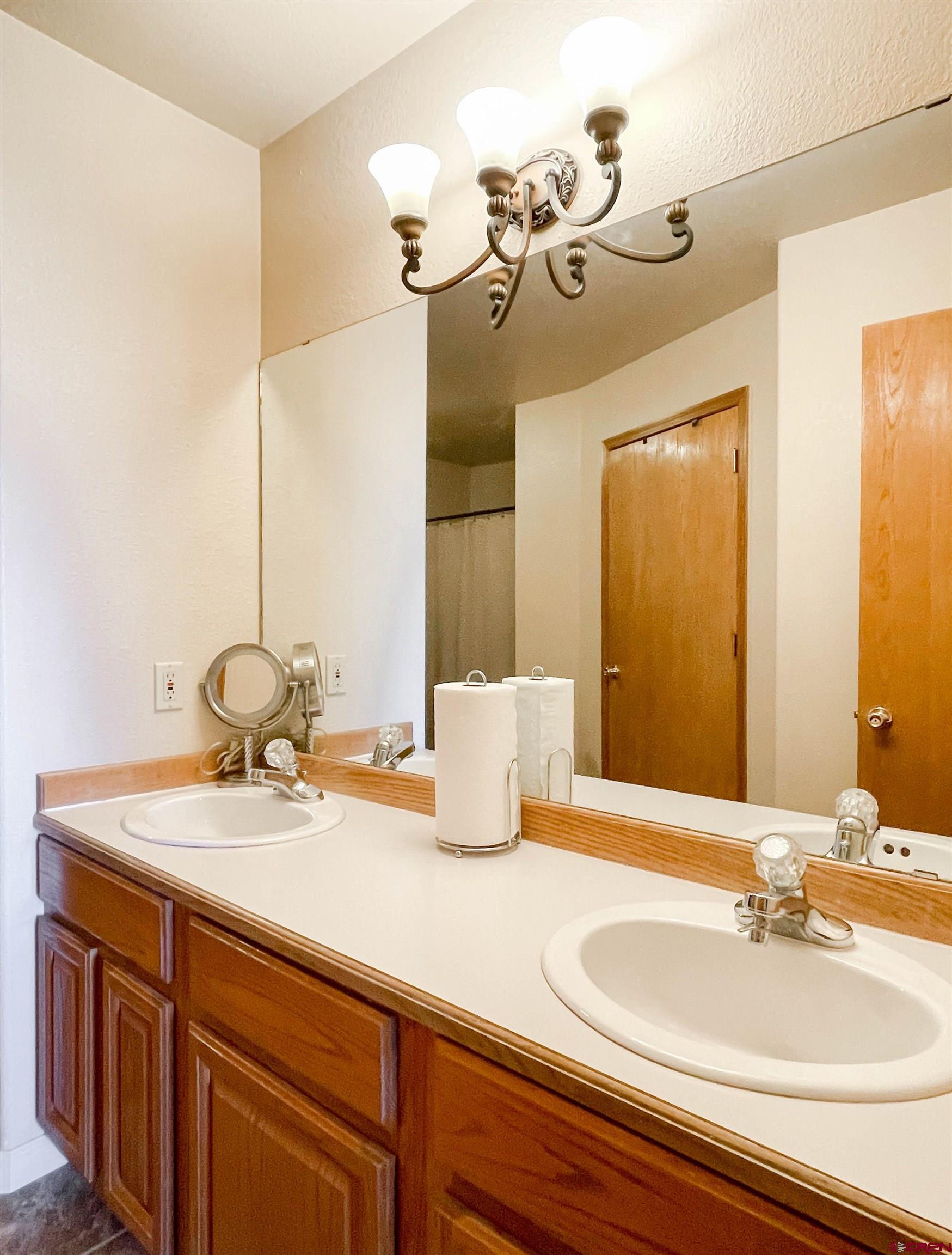 2535 1585 Road Delta, CO 81416 - Photo 17 of 35 a bathroom with a sink and a mirror