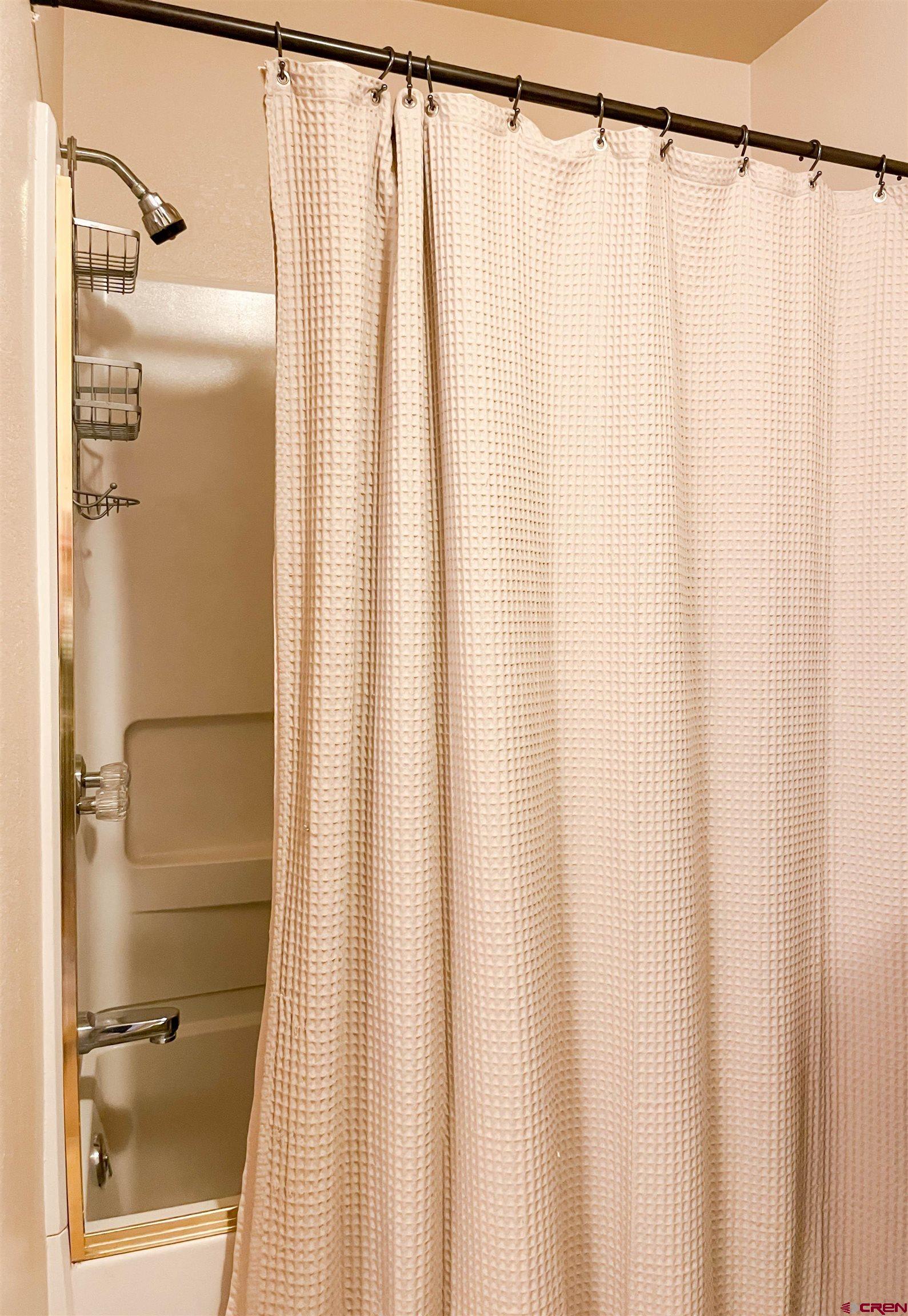 2535 1585 Road Delta, CO 81416 - Photo 19 of 35 a bathroom with a shower and a curtain