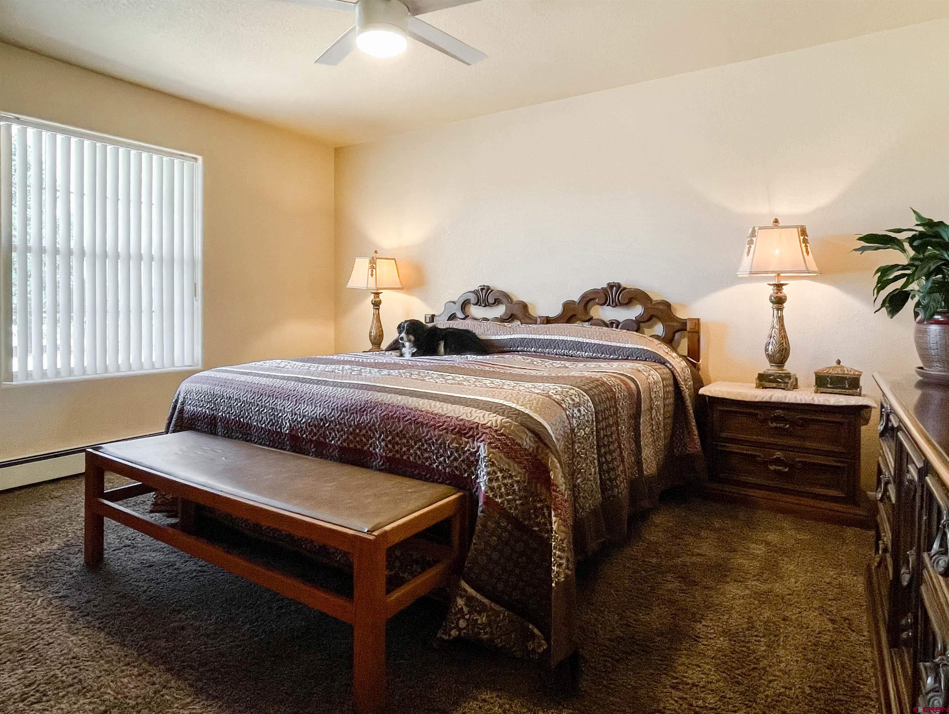 2535 1585 Road Delta, CO 81416 - Photo 24 of 35 a bedroom with a bed and windows