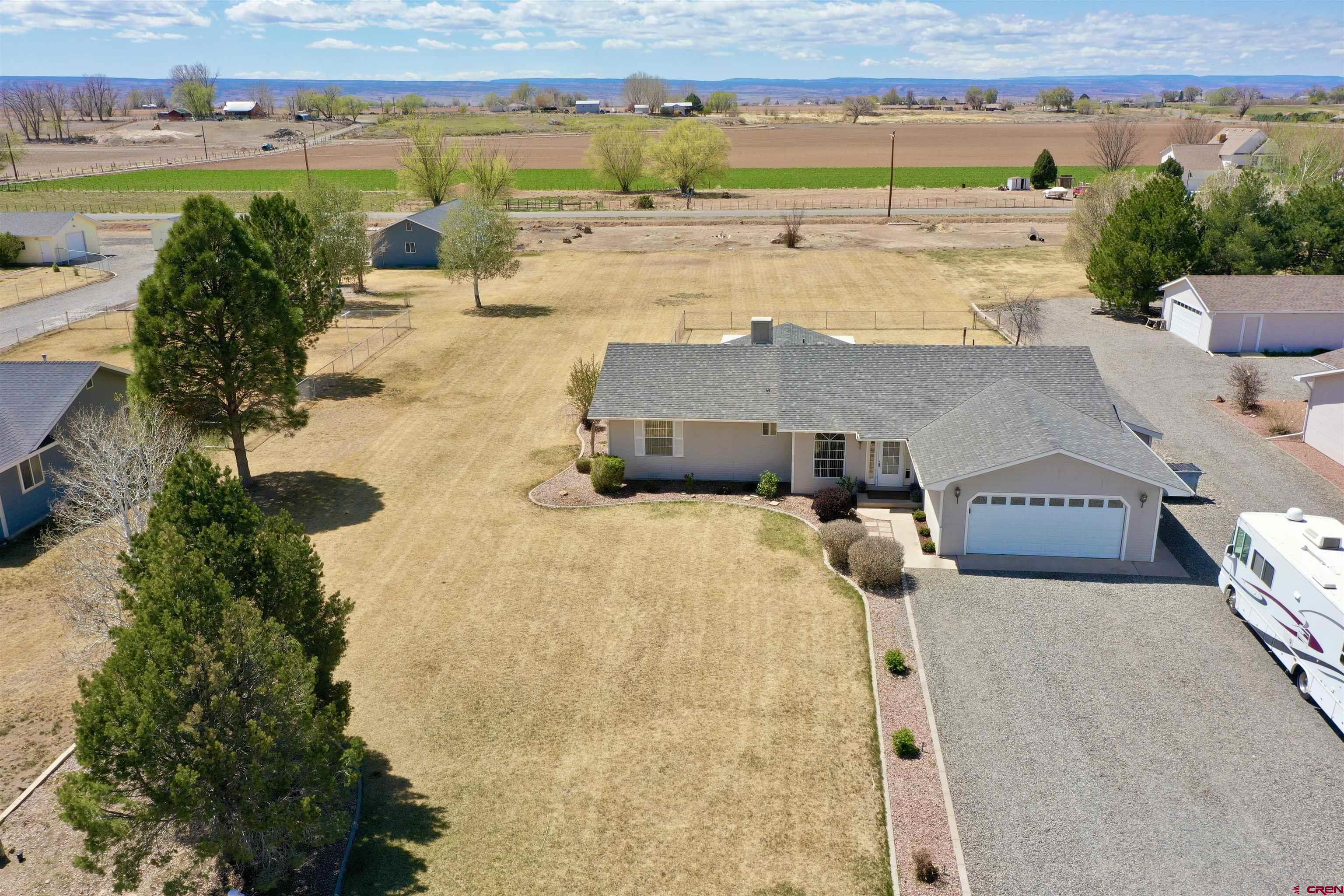 2535 1585 Road Delta, CO 81416 - Photo 30 of 35 an aerial view of a house with a outdoor space