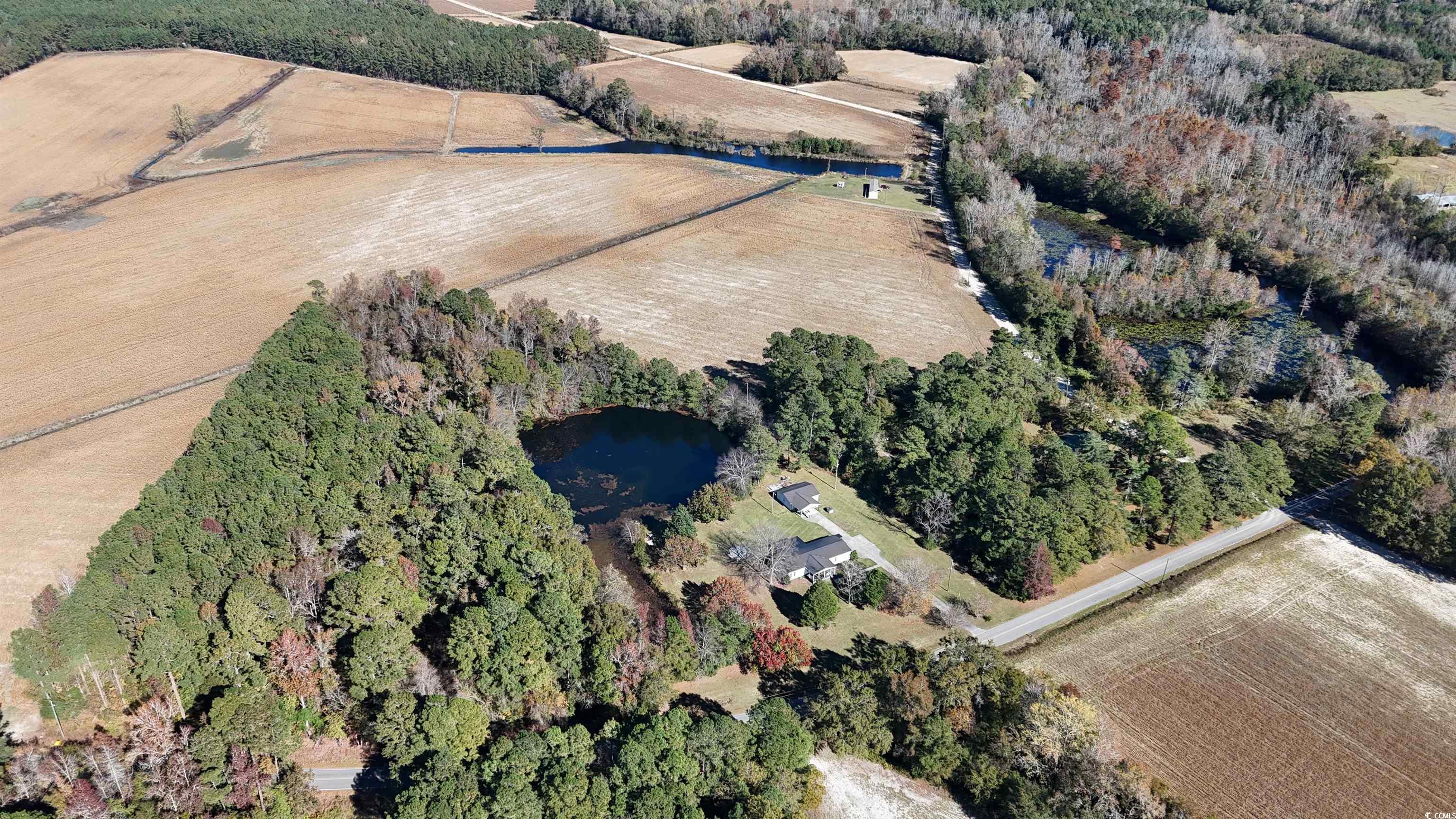 6800 State Rd S-26-266 Nichols, SC 29581 - Photo 6 of 20 Aerial view of property's location featuring rural landscape and rows of crops