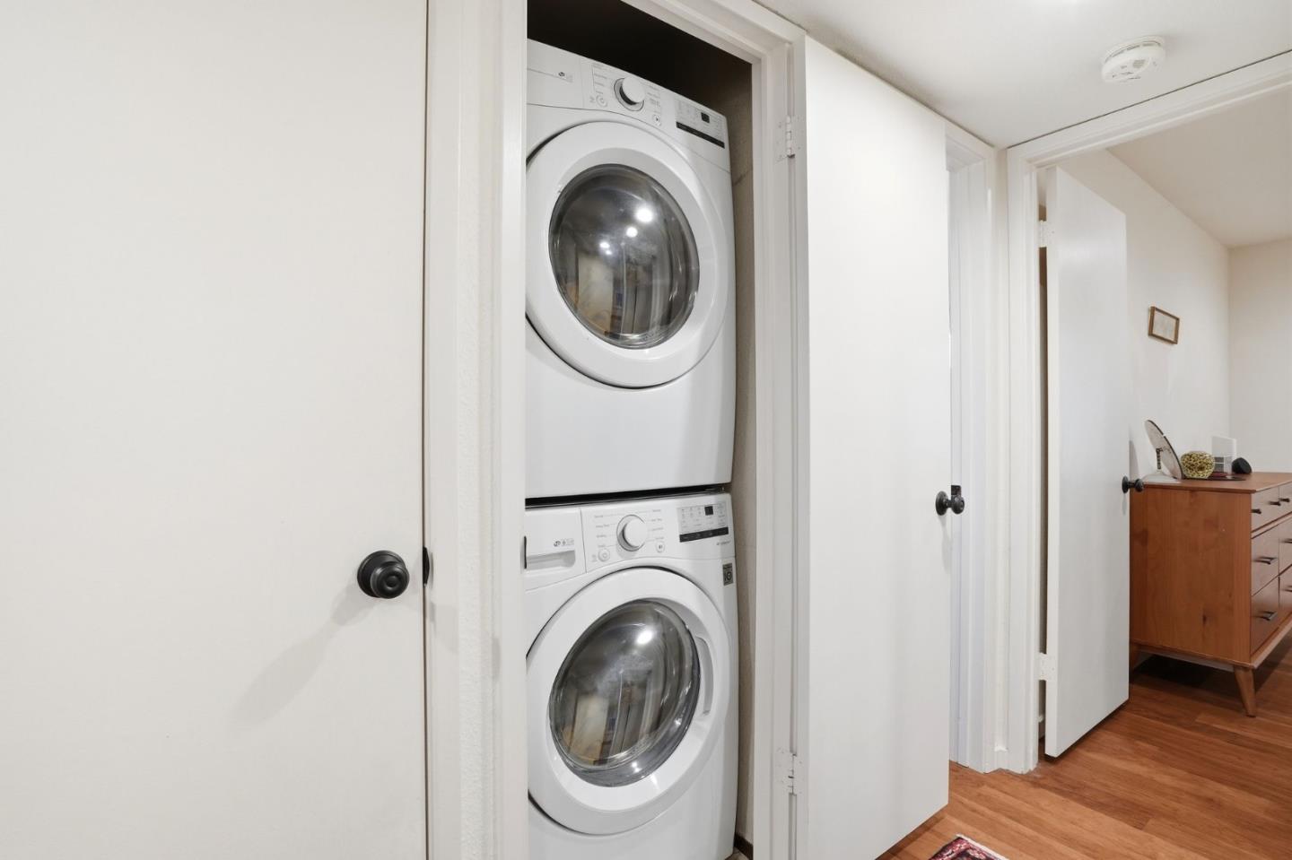 311 Bean Creek Road, Unit 301 Scotts Valley, CA 95066 - Photo 20 of 26 a utility room with dryer and washer