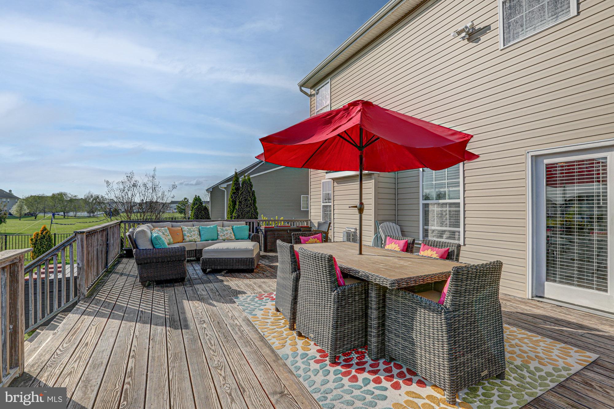 43 Autumn Terrace Magnolia, DE 19962 - Photo 27 of 86 Sunny deck with vibrant umbrella shade.