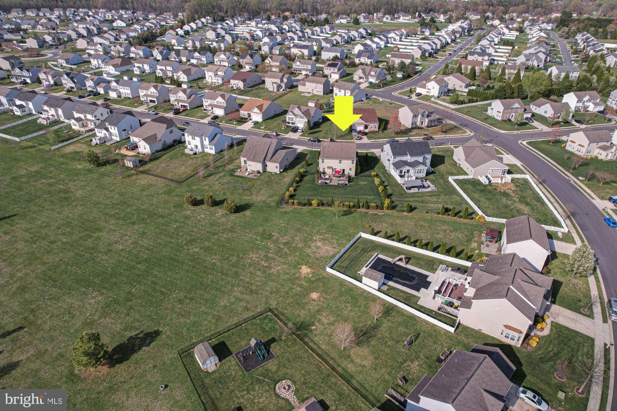 43 Autumn Terrace Magnolia, DE 19962 - Photo 7 of 86 an aerial view of a house with a swimming pool