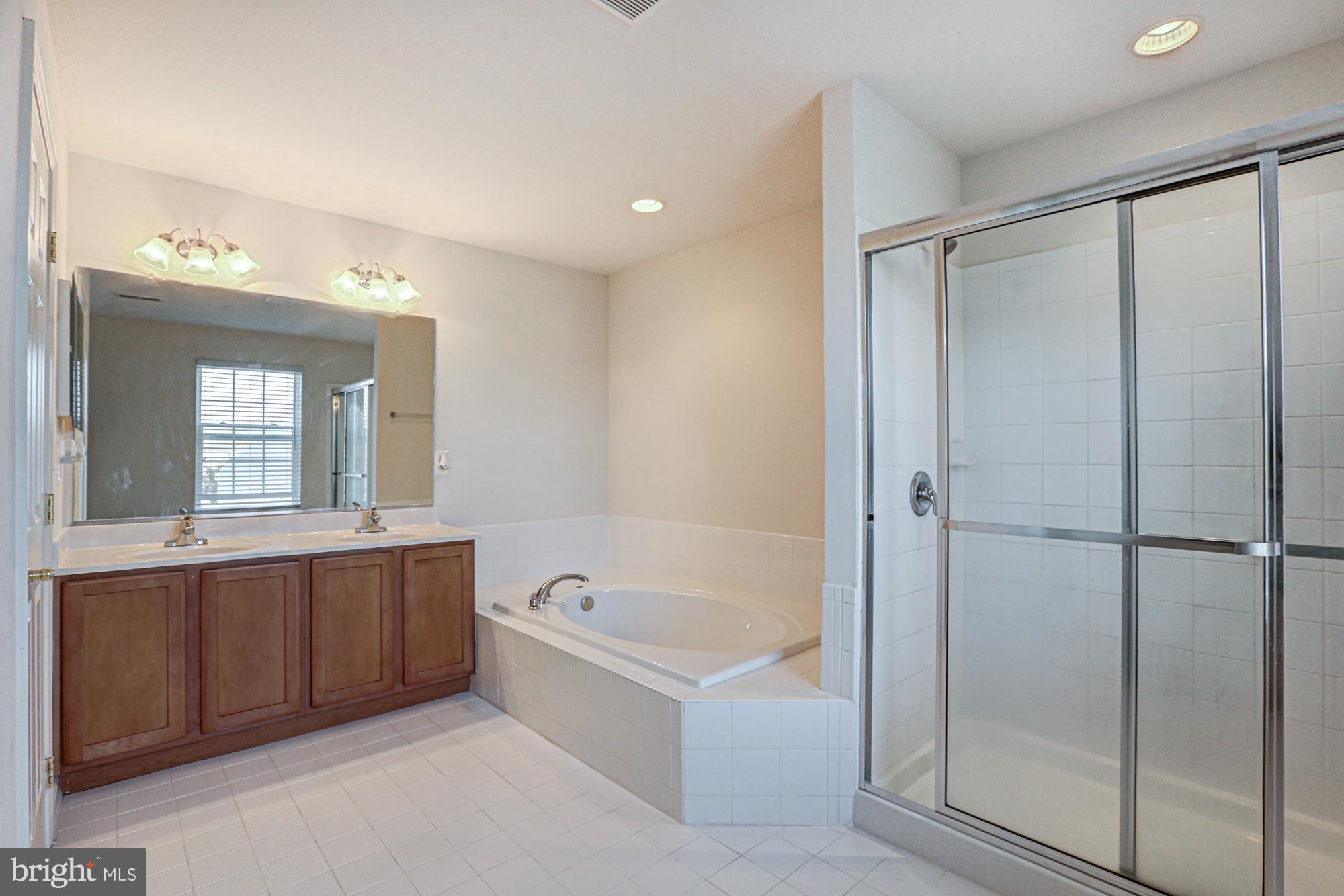 43 Autumn Terrace Magnolia, DE 19962 - Photo 75 of 86 a bathroom with a bathtub a shower a sink and mirror
