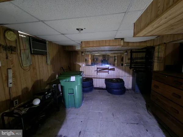 a room with furniture