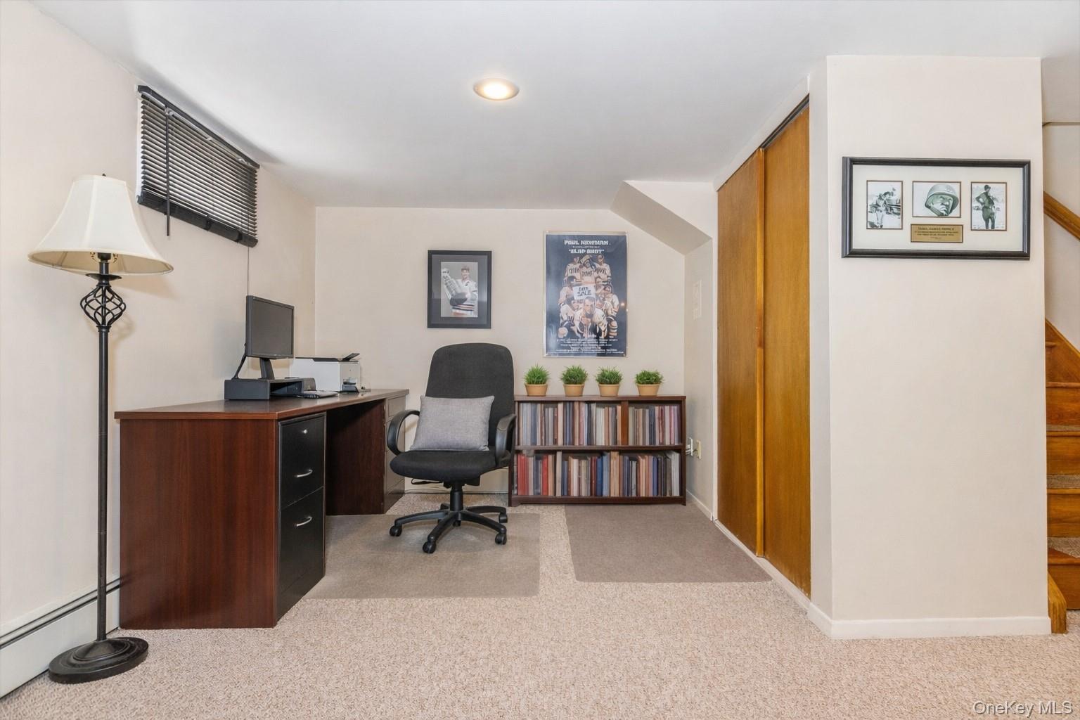 59 Prairie Avenue Suffern, NY 10901 - Photo 17 of 21 a view of a workspace with furniture and a window