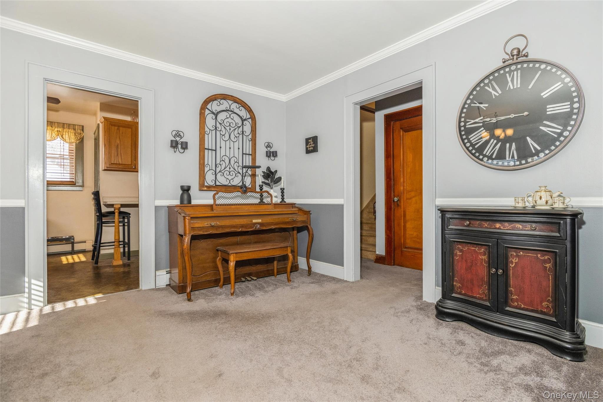 59 Prairie Avenue Suffern, NY 10901 - Photo 9 of 21 a room with a mirror and a table