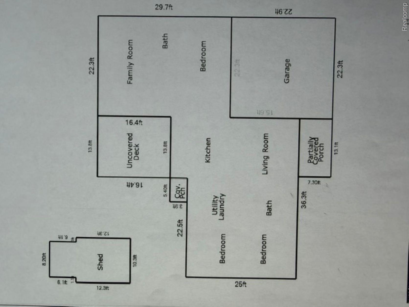 53151 Fairchild Road Macomb, MI 48042 - Photo 22 of 22 Floor plan