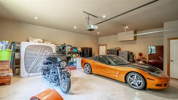 a view of car garage