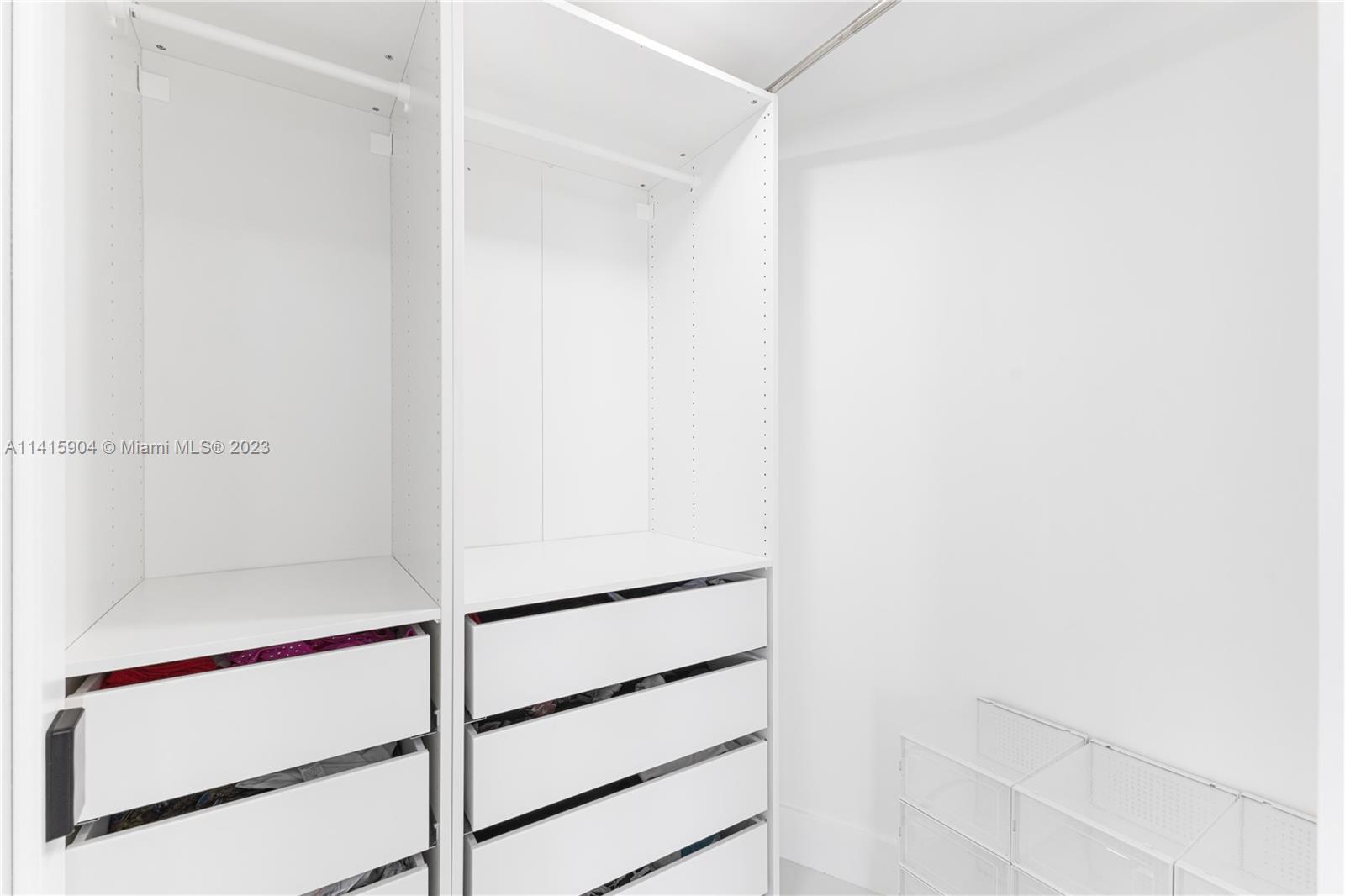 Miami Beach Miami Beach, FL 33139 - Photo 21 of 41 a close up view of walk in closet