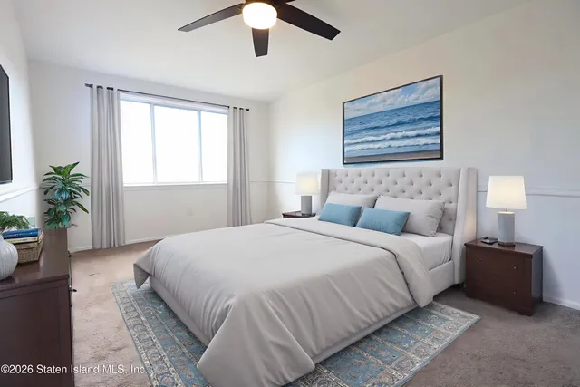 an empty room with a empty space and a window