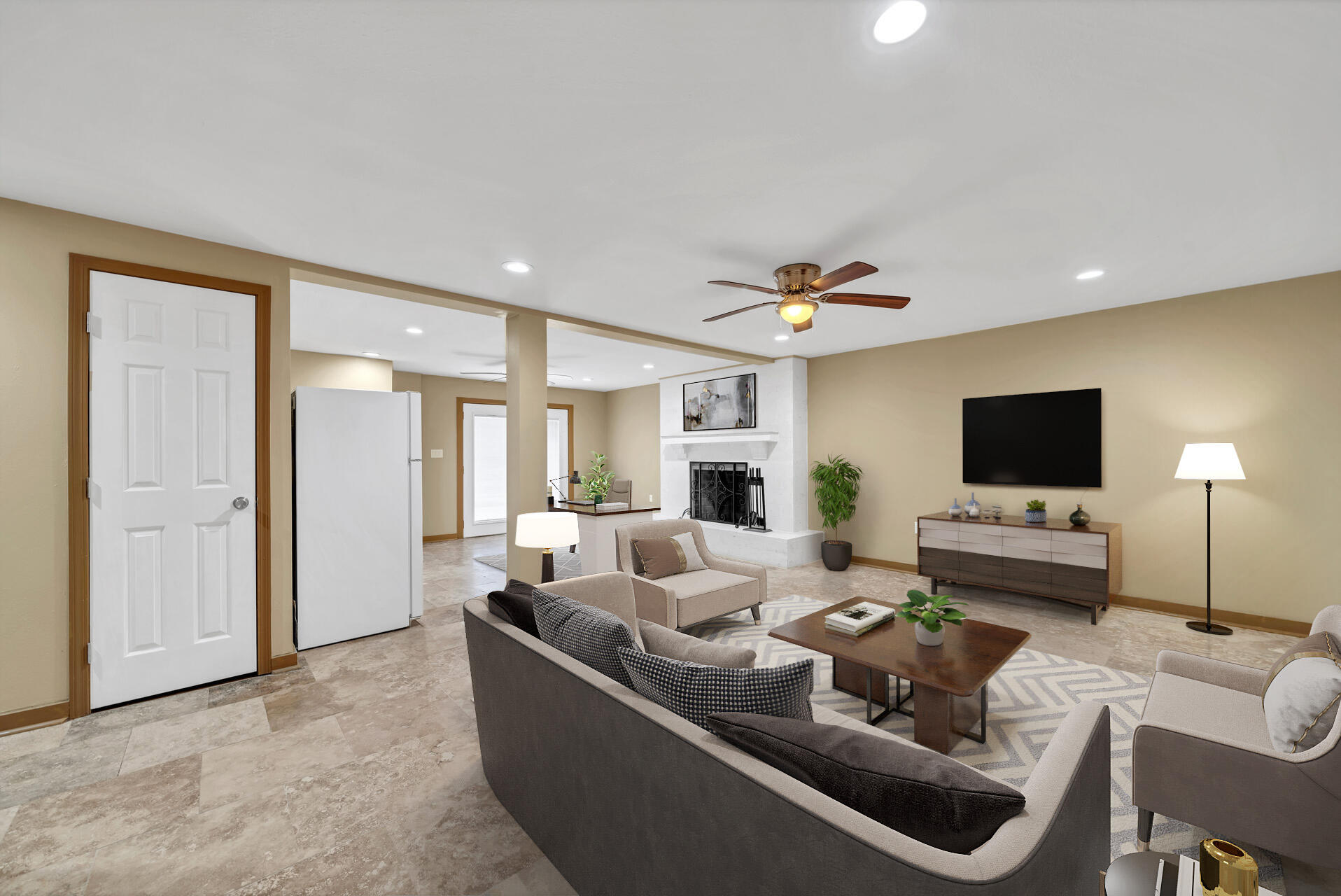 536 Benning Drive Destin, FL 32541 - Photo 6 of 46 a living room with furniture and a flat screen tv