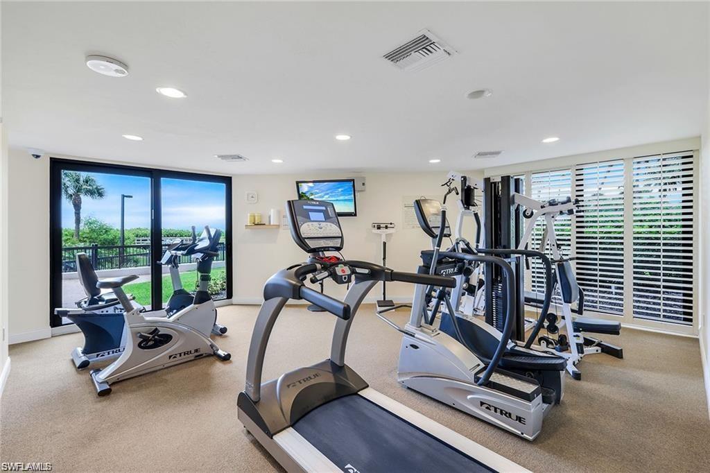 850 South Collier Boulevard, Unit 1103 Marco Island, FL 34145 - Photo 17 of 24 a view of a room with gym equipment