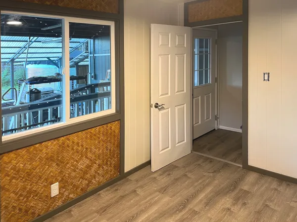 a view of front door
