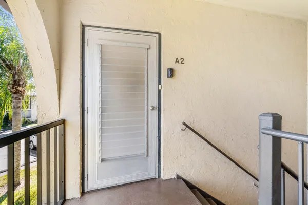 a view of front door