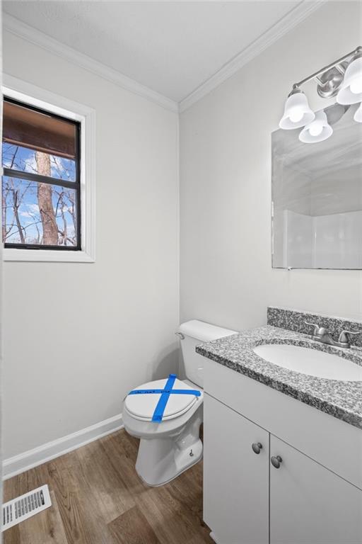 764 Chestnut Cove Trail Jasper, GA 30143 - Photo 22 of 44 a bathroom with a granite countertop toilet and a sink