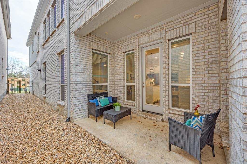 1036 Drew Lane Allen, TX 75013 - Photo 34 of 38 a building outdoor space with patio furniture