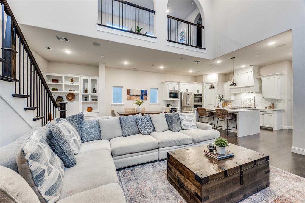 1036 Drew Lane Allen, TX 75013 - Photo 4 of 38 a living room with furniture kitchen view and a table