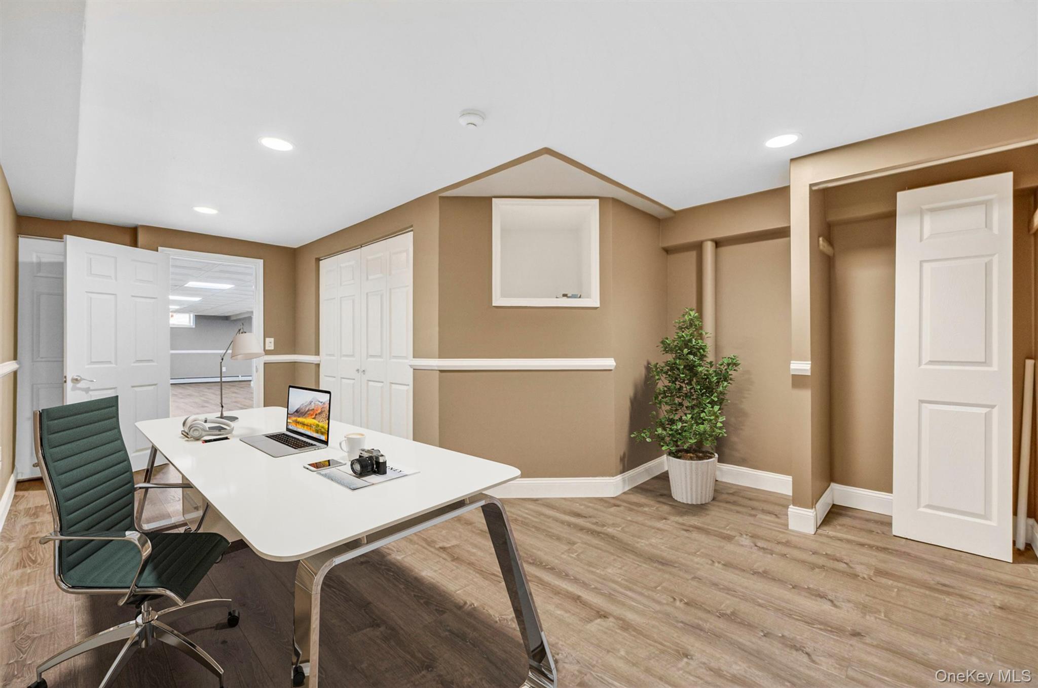 18 Millbank Road Poughkeepsie, NY 12603 - Photo 46 of 50 Virtually Staged Home Office in Lower Level 2nd Bonus Room