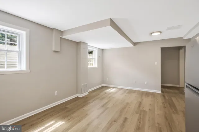 a view of an empty room