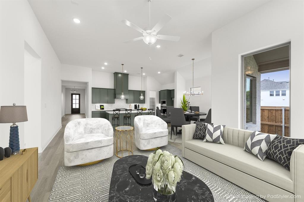 801 Stoney Bridge Way Lavon, TX 75166 - Photo 25 of 38 801 Stoney Bridge Way_Family Room Virtually Staged